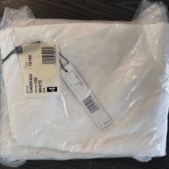 Brand New Ellie Tahari Marcia Skinny Pants - WHITE - Sz. 4 - Picture 4 of 6
